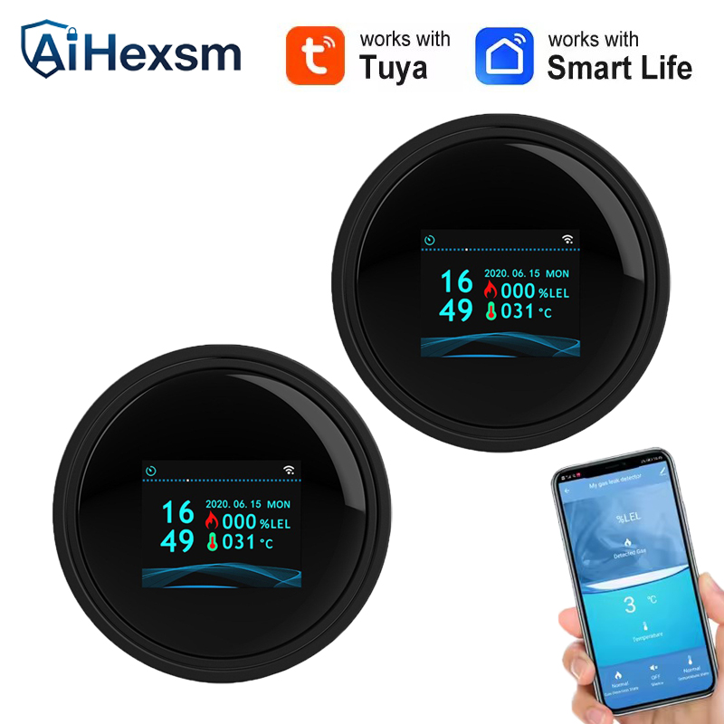 Wifi Thermostat - Tuya Wifi 누출 감지기 온도 기능