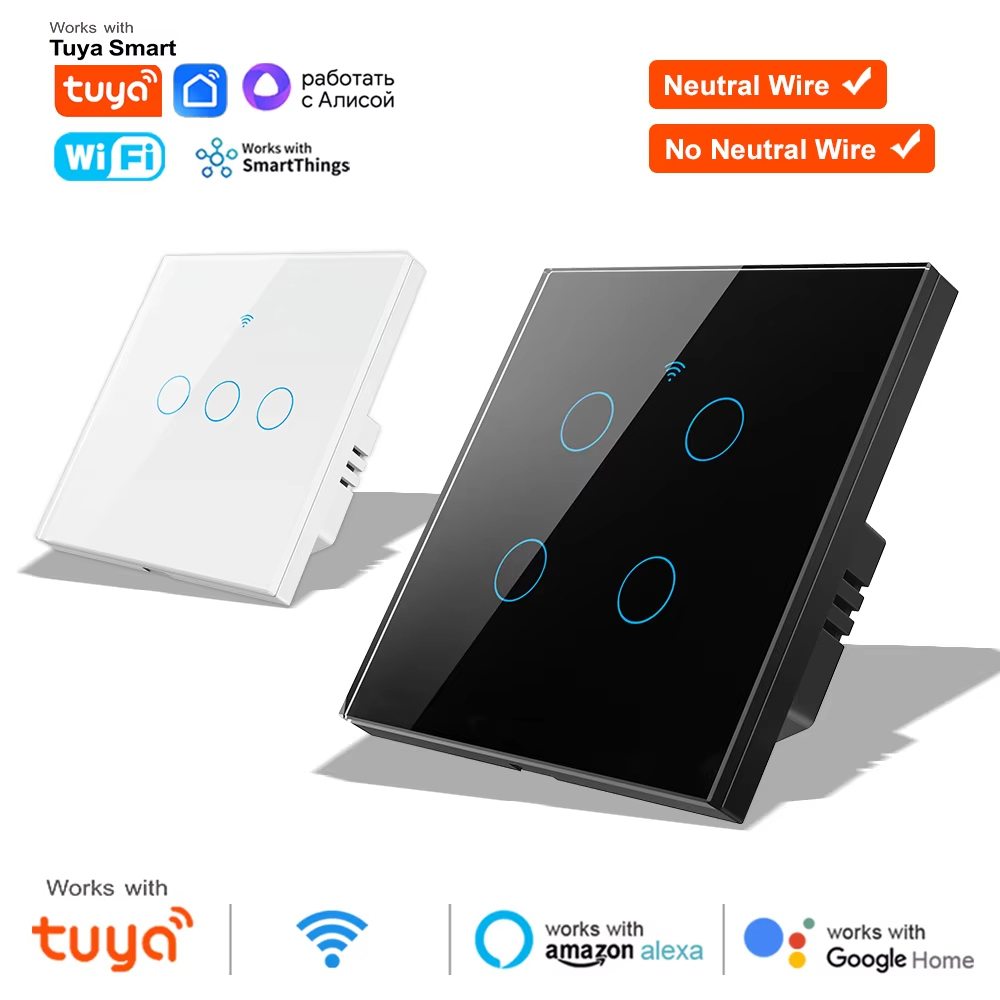 Smart Light Switch Wifi - WiFi RF 433mhz 터치 벽 조명