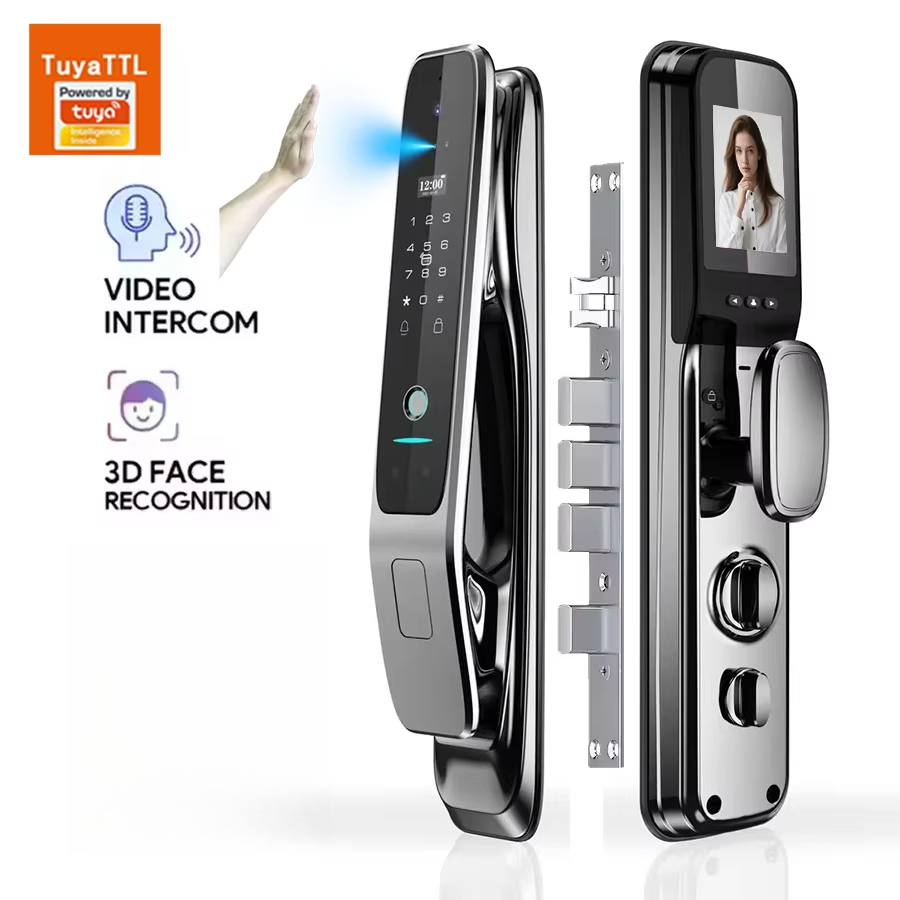 Smart Door Lock Wifi - 투야 완전 자동 스마트 도어락, 3D