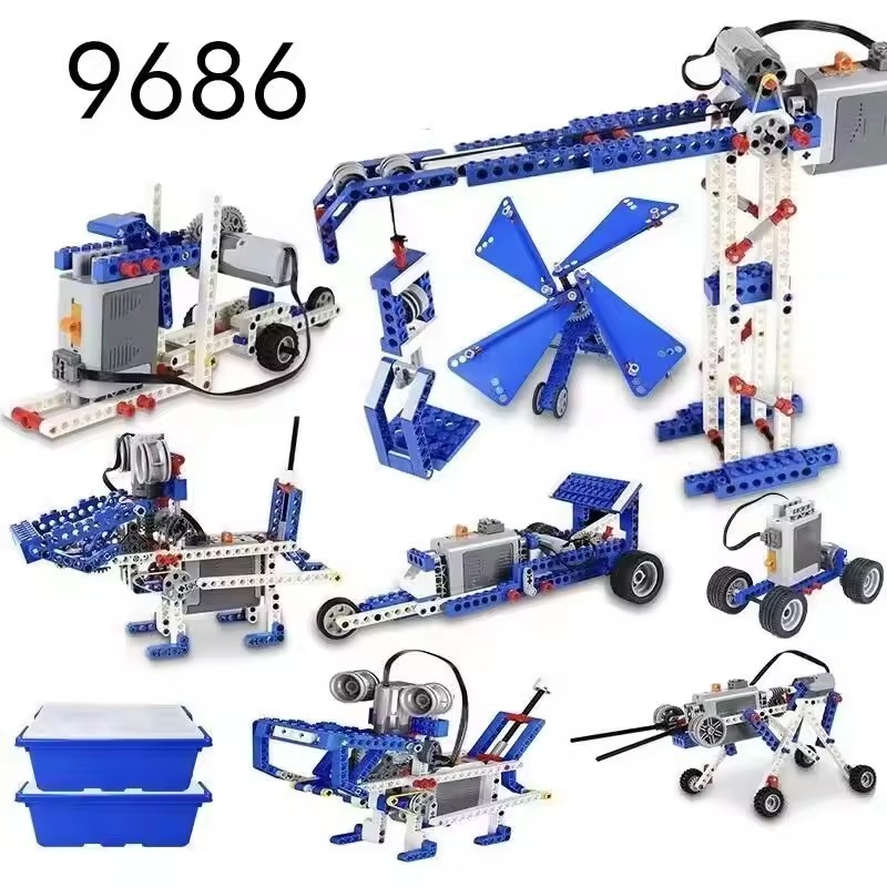 Stem Robotics Kit - STEM 9686 교육용 세트 기술 간단