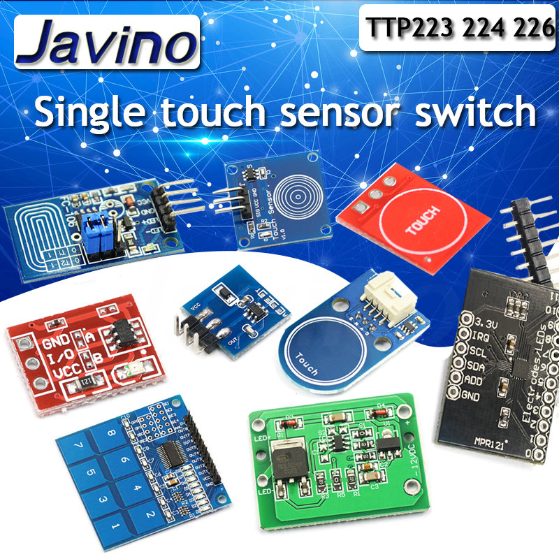 Sensor Kit Arduino - 1/4/8/16 채널 TTP223 TTP224 TTP226 TTP229