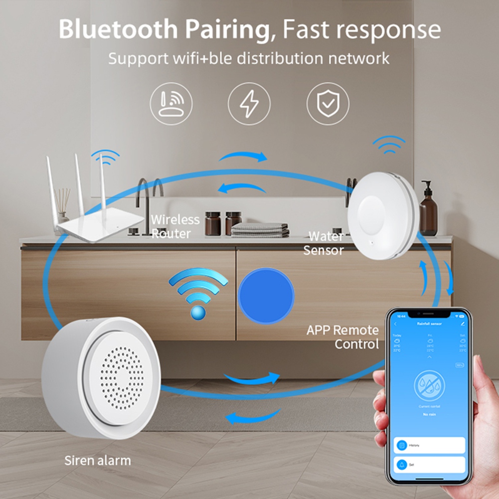 Smart Home Automation Kit - PHILE-홈 오토메이션 Wifi 누수 감지 센서