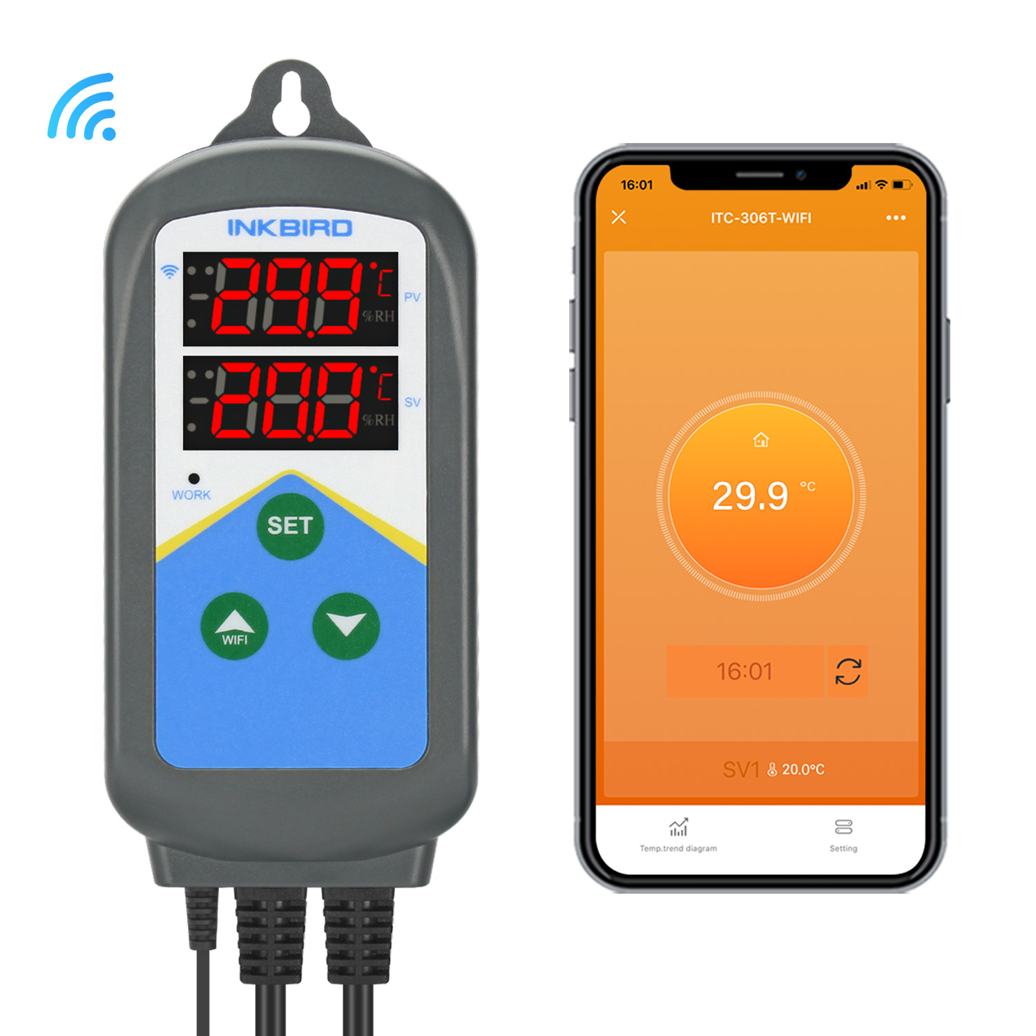 Wifi Thermostat - 24 시간 사이클 타이머 온도 조절기