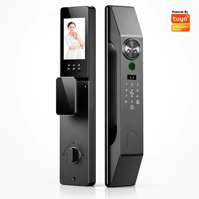 다국어 지원, 얼굴 인식, 비밀번호, 지문 인식 기능이 - Smart Door Lock Wifi 리뷰 및 가격