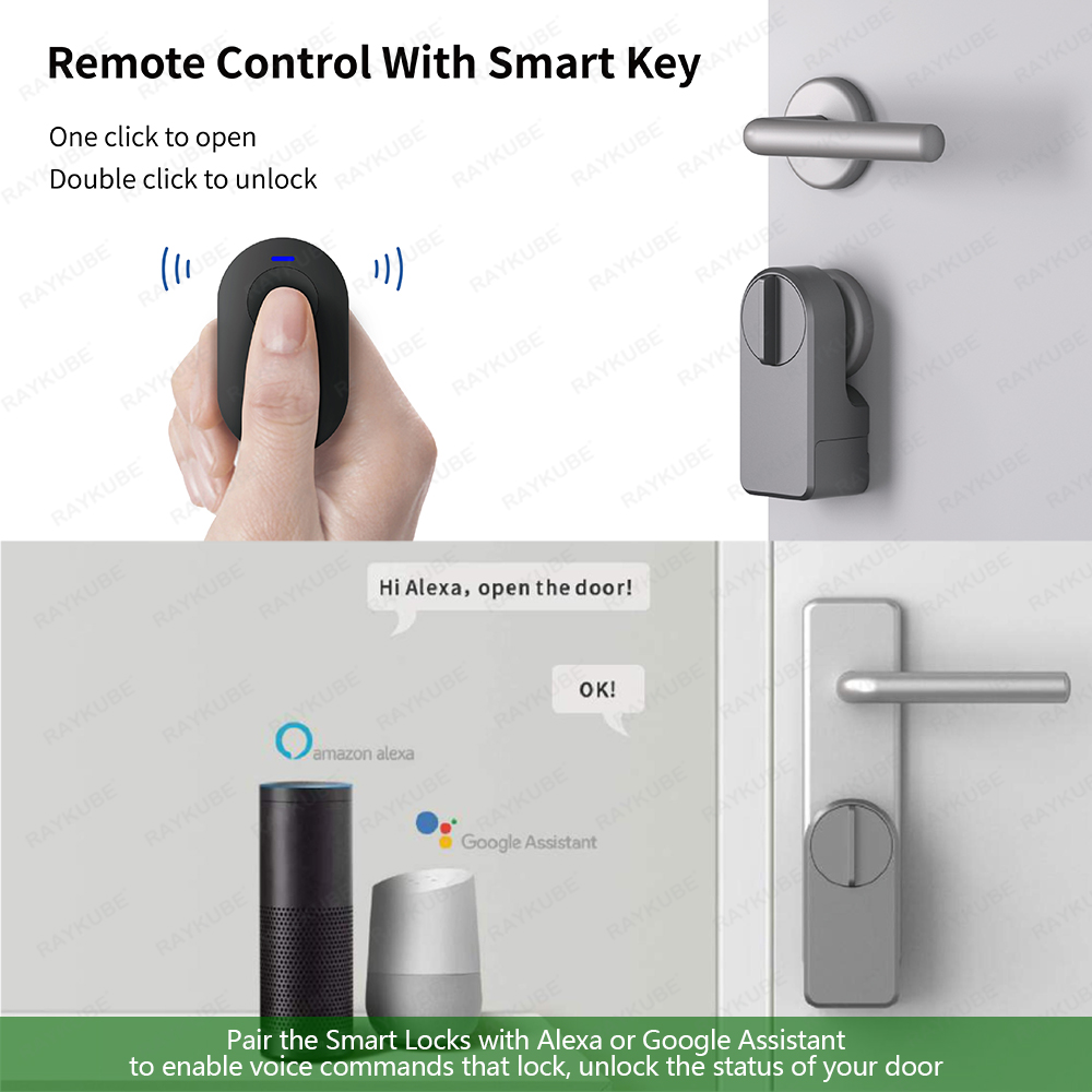 RAYKUBE A1 Pro Tuya BEL 스마트 전자 - Smart Door Lock Wifi 리뷰 및 가격