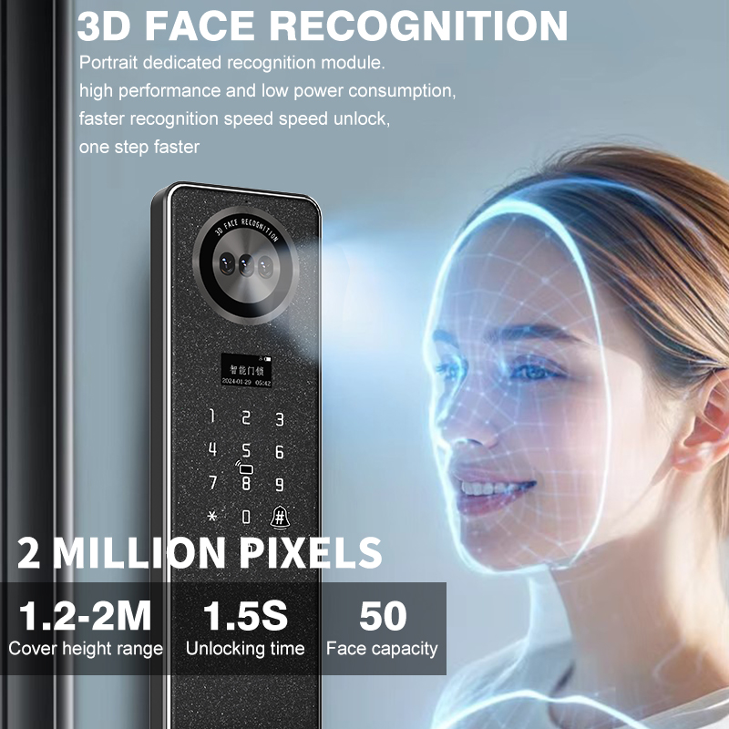 Tuya WiFi 스마트 도어 잠금 장치, 가정용 생체 - Smart Door Lock Wifi 리뷰 및 가격