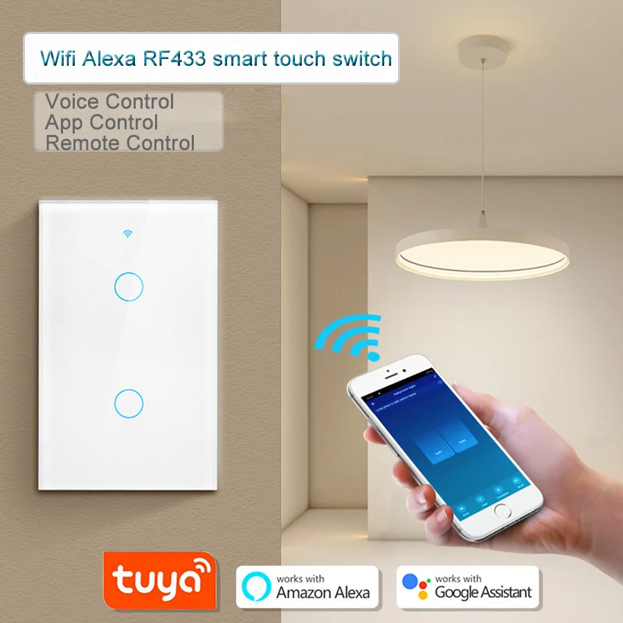 Tuya WiFi 스마트 스위치는 중성선이 있거나 없이 - Smart Light Switch Wifi 리뷰 및 가격