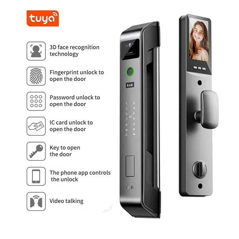 러시아산 스플릿 8560 스마트 지문 인식 도어락, 카 - Smart Door Lock Wifi 리뷰 및 가격
