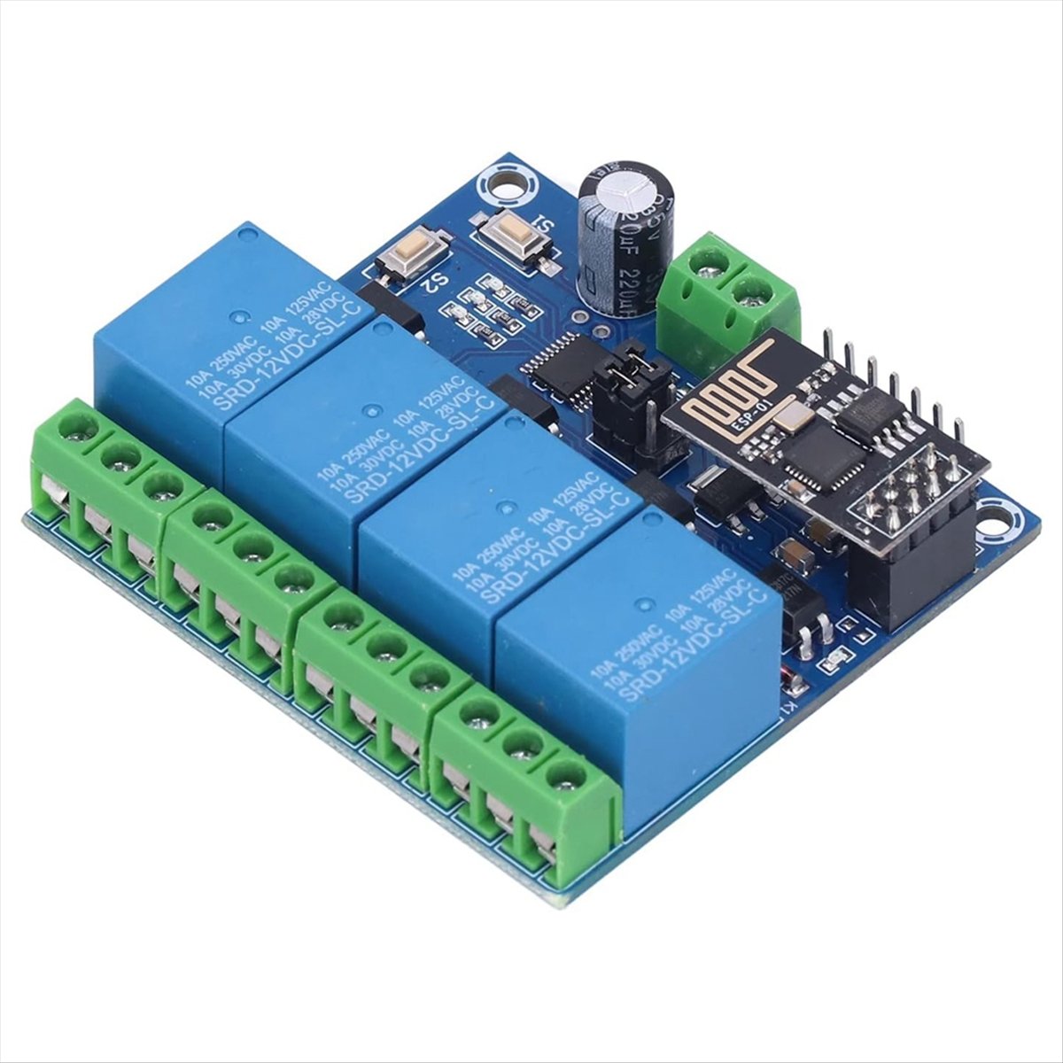 슈퍼 세일 4채널 WiFi 무선 릴레이 모듈 스마트 홈 - Esp8266 Relay Module 리뷰 및 가격