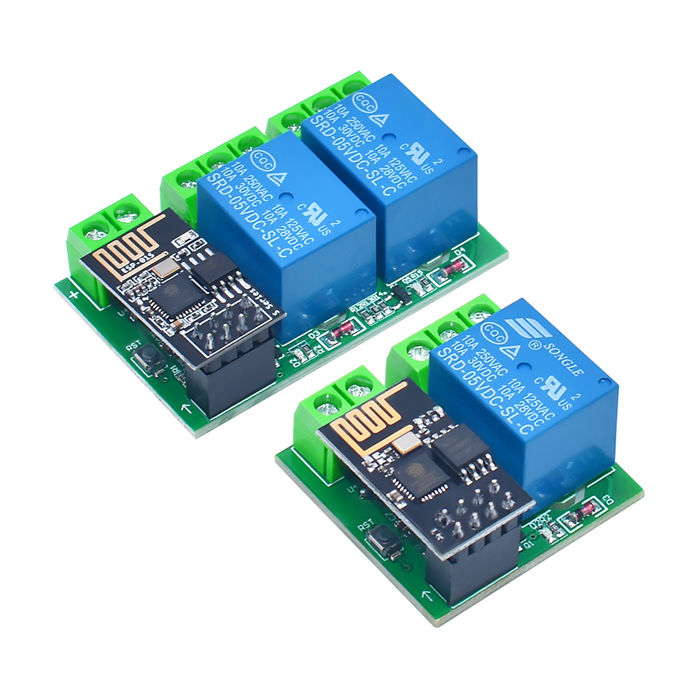 듀얼 채널 WIFI 릴레이 모듈 ESP-01, 릴레이  - Esp8266 Relay Module 리뷰 및 가격