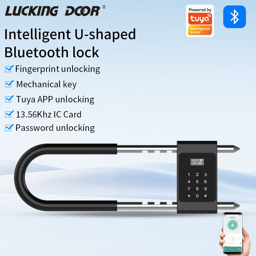 전자 생체 인식 지문 잠금 장치 지원 Tuya APP  - Smart Door Lock Wifi 리뷰 및 가격
