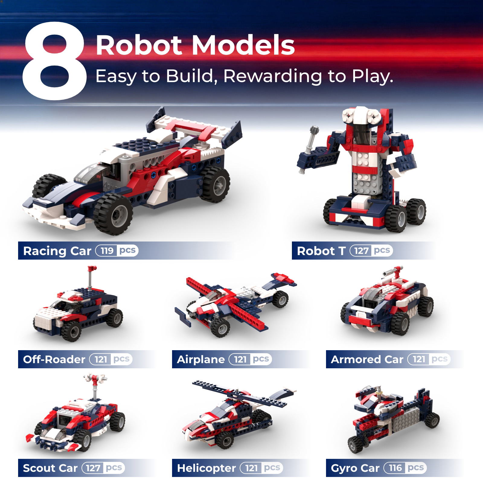 아피토르 8-in-1 STEM 조립 블록 세트, 어린이 - Stem Robotics Kit 리뷰 및 가격