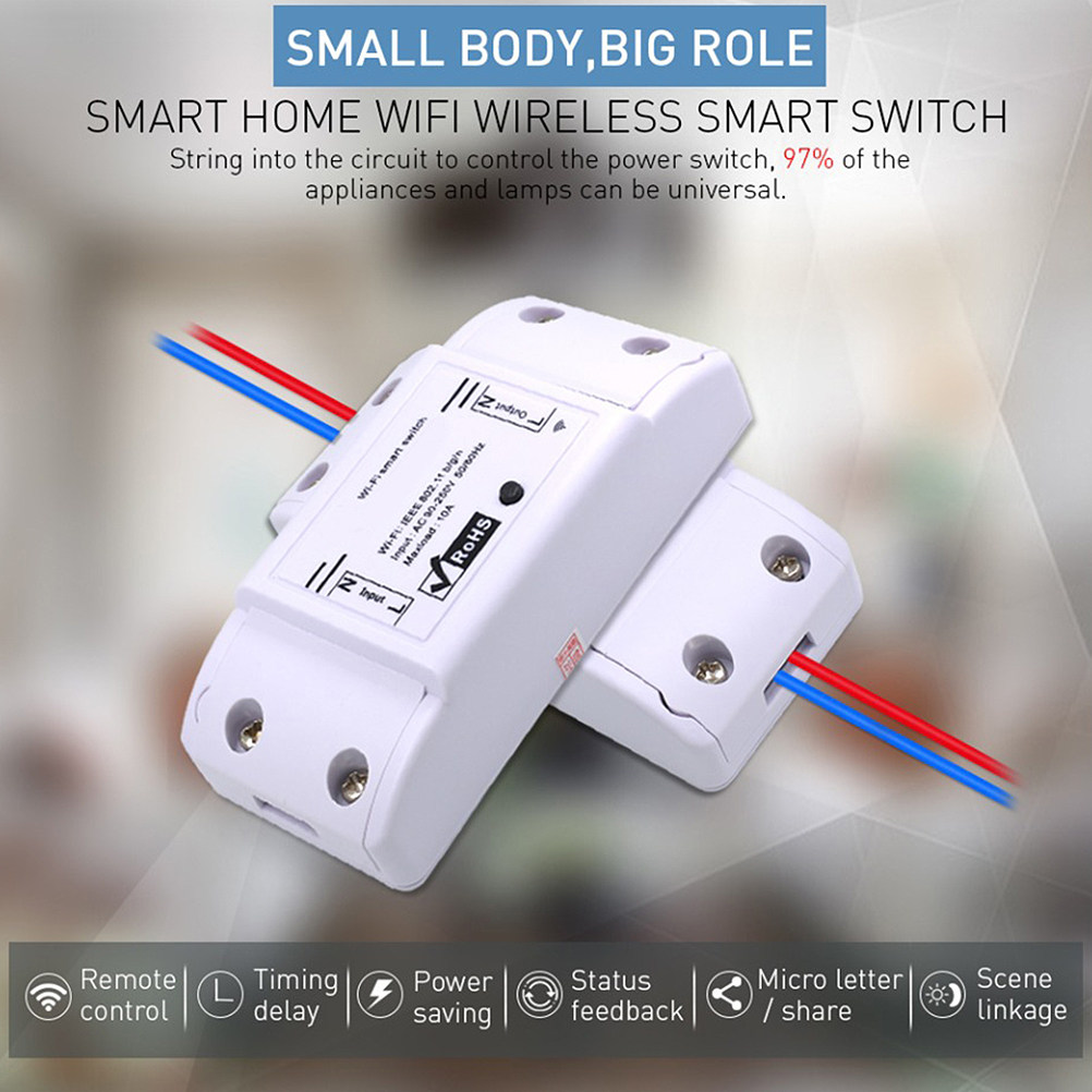 1개입, Wi-Fi 스마트 스위치 커넥터, 흰색, 원격 - Smart Light Switch Wifi 리뷰 및 가격